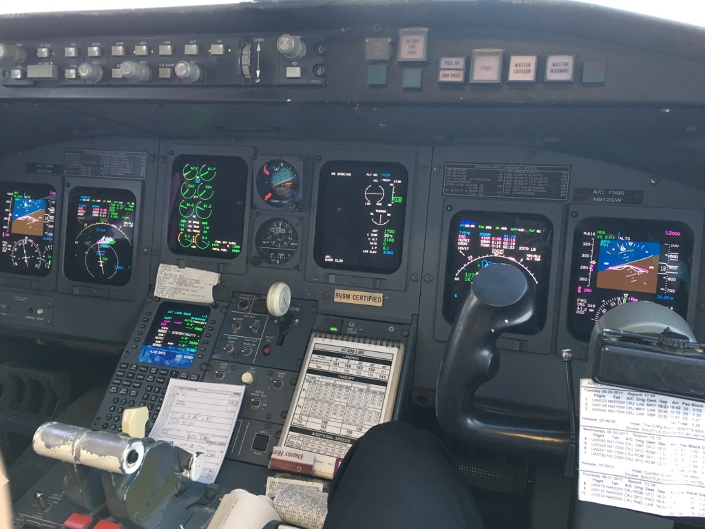 inside of cockpit